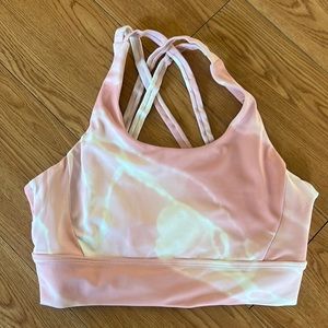 Rose Colored Sports Bra